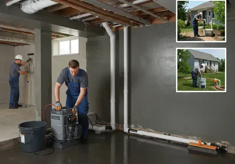 Basement Waterproofing and Flood Prevention process in Ava, MO